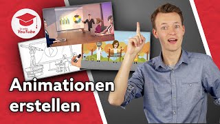 ErklärvideoAnimationen für YouTube erstellen Kostenlos amp bezahlt mit Anleitung [upl. by Mingche446]