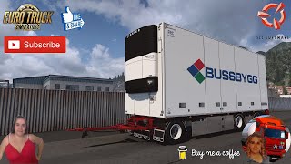 Euro Truck Simulator 2 149 Bussbygg Trailers by Kast 149  DLCs amp Mods [upl. by Nahgem]