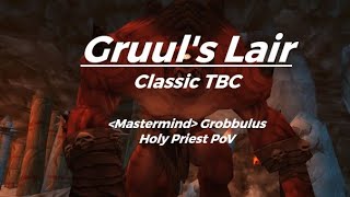 Gruuls Lair  World of Warcraft Classic TBC  Holy Priest PoV [upl. by Drapehs]