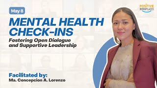 Mental Health Checkins Fostering Open Dialogue and Supportive Leadership [upl. by Annaiviv]