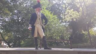 Lafayette and Washington  Colonial Williamsburg historical reenactments [upl. by Zephan]