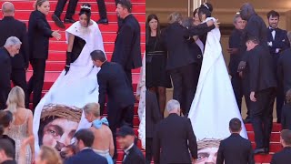 Massiel Taveras Shoves Security at Cannes Same Person Kelly Rowland Confronted [upl. by Zirkle430]