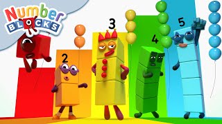 Numberblocks  Numbers 1 to 5  Learn to Count [upl. by Avert]