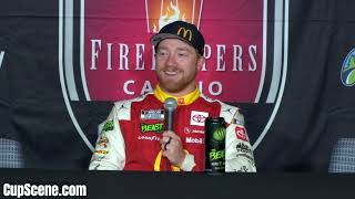 NASCAR at Michigan Aug 2024 Tyler Reddick post race [upl. by Lirrehs832]