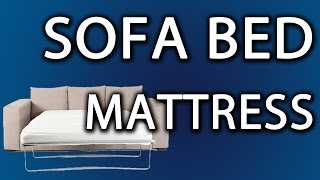 How To Measure Your Sofa Bed Mattress [upl. by Nylesor561]