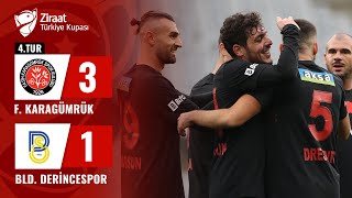 Fatih Karagümrük 31 Belediye Derincespor MAÇ ÖZETİ Ziraat Türkiye Kupası 4 Tur Maç  05122023 [upl. by Tannenbaum]