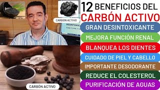 12 beneficios del🪨CARBÓN ACTIVO🪨 DESINTOXICANTE💪PIEL👏CABELLO💁 RIÑON😱 INTESTINO❤️DIENTES🤗 DESODORANTE [upl. by Eselehs]