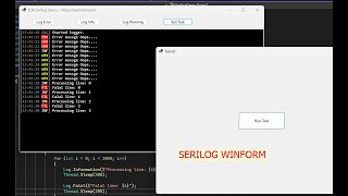 C Show log console in winform use Serilog Library  Laptrinhvbnet [upl. by Mikah426]