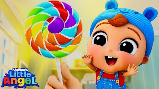 My Rainbow Lollipop  Little Angel Kids Songs amp Nursery Rhymes [upl. by Heidi251]