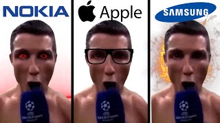 Cristiano Ronaldo Siuu but famous phone ringtones [upl. by Nwahshar39]