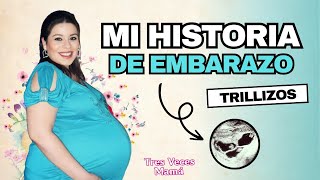 ¡Embarazada de TRILLIZOS 👶🏻👶🏻👶🏻  Mi historia 🤰🏻❤️ [upl. by Kosiur]