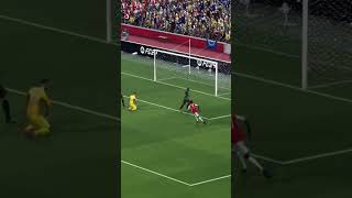 Arsenal vs Brighton  English Premier League 2024  Football Shorts Highlights  FC 24 shorts [upl. by Eadie]