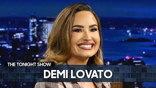 Demi Lovato Reveals the Traumatic Reality of Being a Child Star Extended  The Tonight Show [upl. by Ainimreh422]