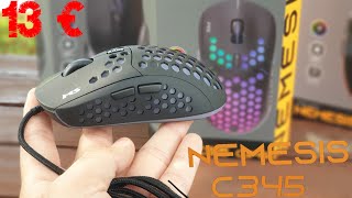 Miš MS NEMESIS C345  UNBOXING 13 € [upl. by Derdlim]