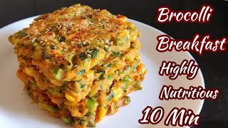 Highly Nutritious Broccoli Breakfast In Just 10 Minutes Healthy Breakfast ldeas  Instant Breakfast [upl. by Nnyletak279]