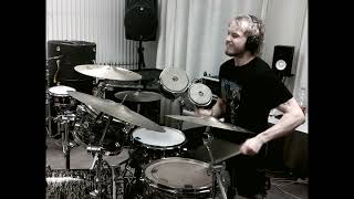 Death Grips  Spikes Drum Cover Raw Recording [upl. by Eppilihp]