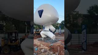 Factory Direct Sale Large Scale Stainless Steel Cartoon Sculpture for Plazas [upl. by Eednil]