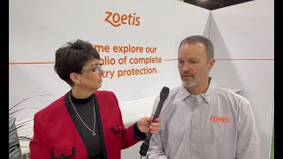 IPPE Kalen Cookson shared new IBD immunity research from Zoetis [upl. by Iveel]