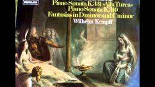 Mozart Piano Sonata K331 Wilhelm Kempff [upl. by Naol]