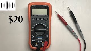 DR 18  20 Multimeter Review  Crenova MS8233D [upl. by Fates]