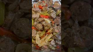 Sausage and Peppers is one of the easiest recipes to learn Find the full recipe at AllThingsDFWcom [upl. by Ellehcyar]