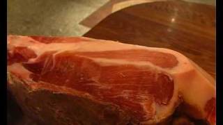 Guia de corte del Jamón Serrano Español [upl. by Faubion134]