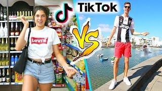 TIK TOK CHALLENGES IN HET OPENBAAR  CELINE VS MICHIEL 58 [upl. by Chader]