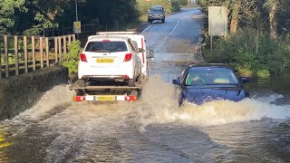 Rufford Ford  Vehicles vs Flooded Ford compilation  36 [upl. by Abekam]