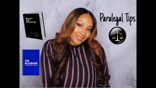 PARALEGAL  STUDENT TIPS amp ADVICE [upl. by Niarb]