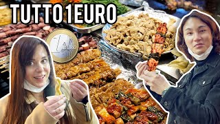 Che STREET FOOD si mangia con 1 EURO in COREA [upl. by Wheelwright]