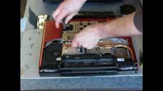 Alienware M15X CPU amp GPU removal [upl. by Spurgeon]