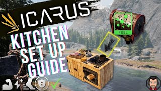 HUGE BUFFS HOW to Setup Bio Fuel Composter Stove Can amp kitchen Work Bench ICARUS [upl. by Adlesirk424]