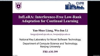 CVPR 2024 InfLoRA InterferenceFree LowRank Adaptation for Continual Learning [upl. by Assile256]