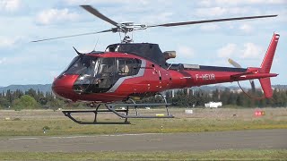 AIRBUS HELICOPTER H125 STARTUP amp TAKE OFF [upl. by Seidel]