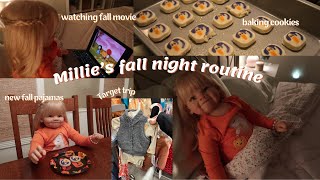 Reborn Toddler Millies Fall Night Routine  Sophias Reborns [upl. by Olivero206]