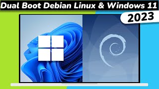 How to Dual Boot Debian linux and Windows 11  EASY METHOD [upl. by Nabla]