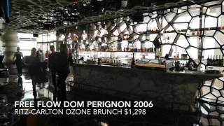 Dom Perignon Brunch at RitzCarlton Ozone Hong Kong [upl. by Amyas151]