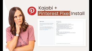 How to Install Your Pinterest Tag amp Event Codes on Kajabi [upl. by Nedyaj]