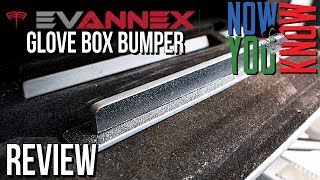 Evannex Tesla Model X Glove Box Bumper Review [upl. by Haela157]