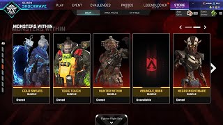 NEXT STORE UPDATE Monster Within Skins 💀  Apex Legends [upl. by Ceciley]