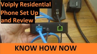 Voiply Residential Phone Set Up and Review [upl. by Adnima]