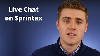 Live Chat on Sprintax [upl. by Llerrahs]