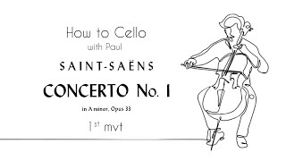 How to play SaintSaens Cello Concerto No1 1st mvt LessonPractice Guide Live [upl. by Yug700]