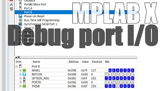 How to use MPLAB X IDE debugging IO view [upl. by Ruckman]