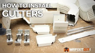 HOW TO INSTALL GUTTERS  A DIY GUIDE [upl. by Wan]