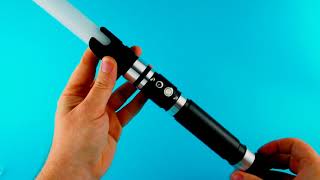 aliexpress lightsaber RGB heavy dueling saber the force is strong with this one  MAKOTO [upl. by Dannye]