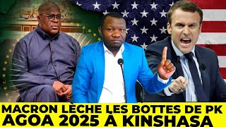 ACTU ÉCLAIRÉES 267QUAND MACRON LÈCHE LES BOTTES DE PAUL KAGAMEAGOA 2025 À KINSHASA [upl. by Yardna782]