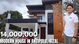 House Tour 45  Modern House in Antipolo Rizal [upl. by Dusty]