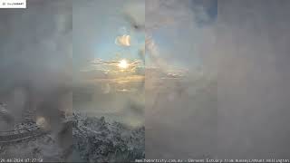 Sunrise Time Lapse ⛅️❄️ ☃️ August 29 2024 City of Hobart  AUSTRALIA [upl. by Pauiie288]