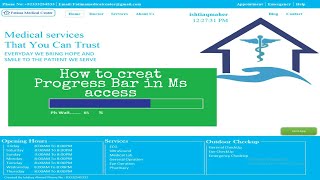How To Create Progress Bar In Ms Access  Download Progress Bar   ahmad soft and solution [upl. by Nakasuji97]